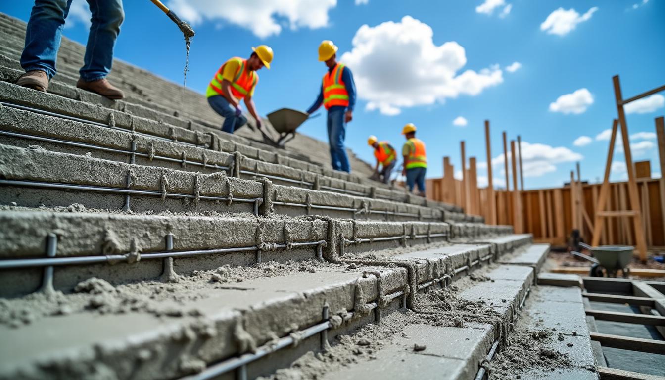 apprenez à construire un escalier en béton solide et durable avec nos conseils pratiques et faciles à suivre pour un résultat robuste et sécurisé.