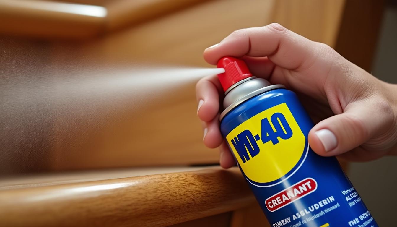 découvrez comment utiliser wd-40 pour stopper efficacement les grincements de votre escalier et profiter d'un silence retrouvé en quelques étapes simples.