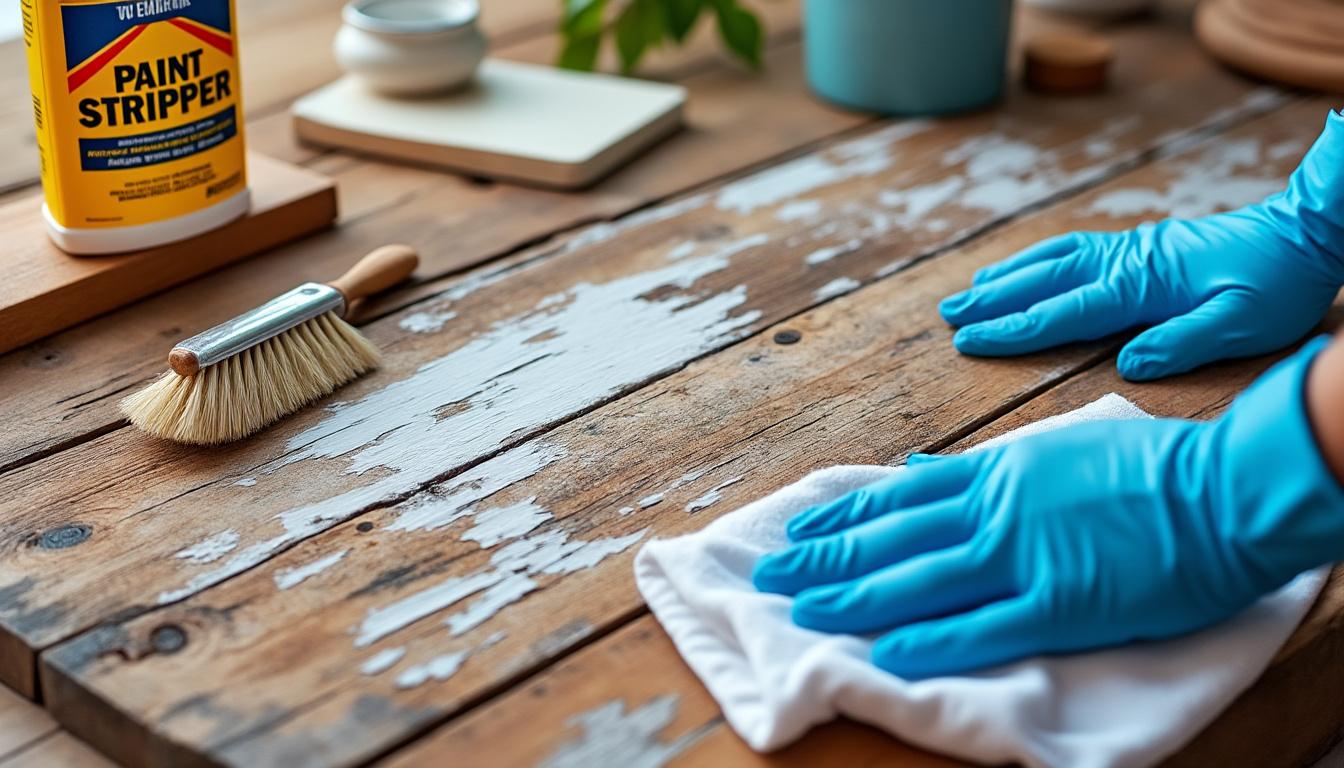 découvrez des méthodes efficaces et sécurisées pour décaper la peinture sur bois sans l'endommager, en préservant la qualité et l'intégrité du matériau.