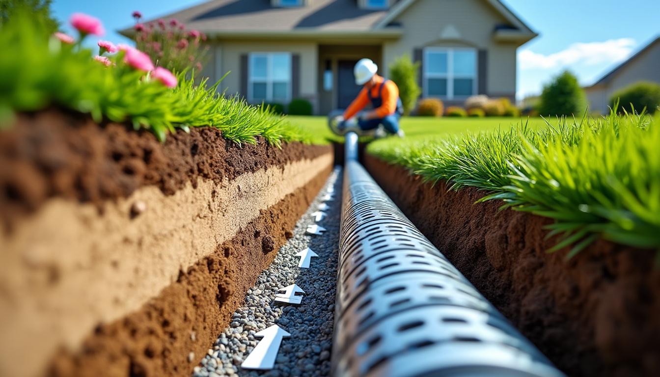 découvrez comment installer un drain autour de votre maison pour prévenir l'humidité et protéger vos fondations efficacement.