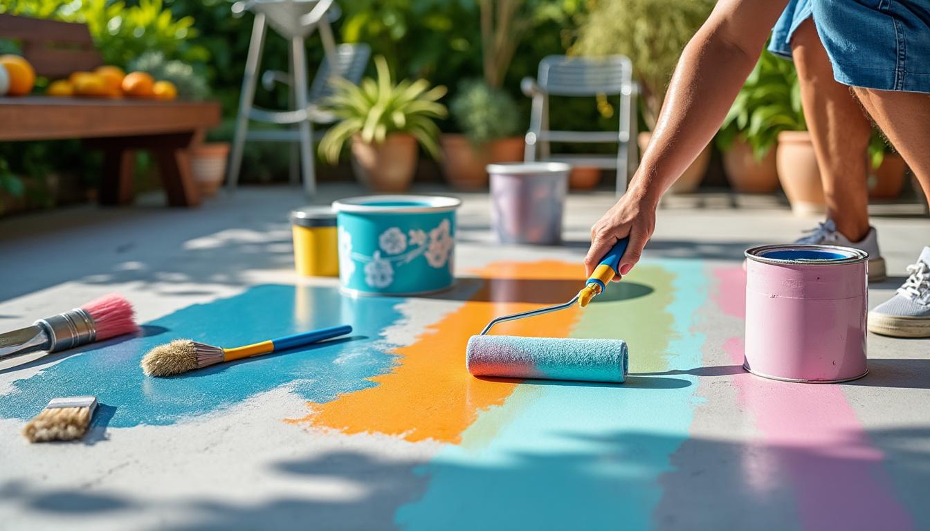 découvrez notre guide complet pour bien choisir et appliquer une peinture extérieure adaptée aux sols en béton, afin d'améliorer durabilité et esthétisme de vos surfaces.