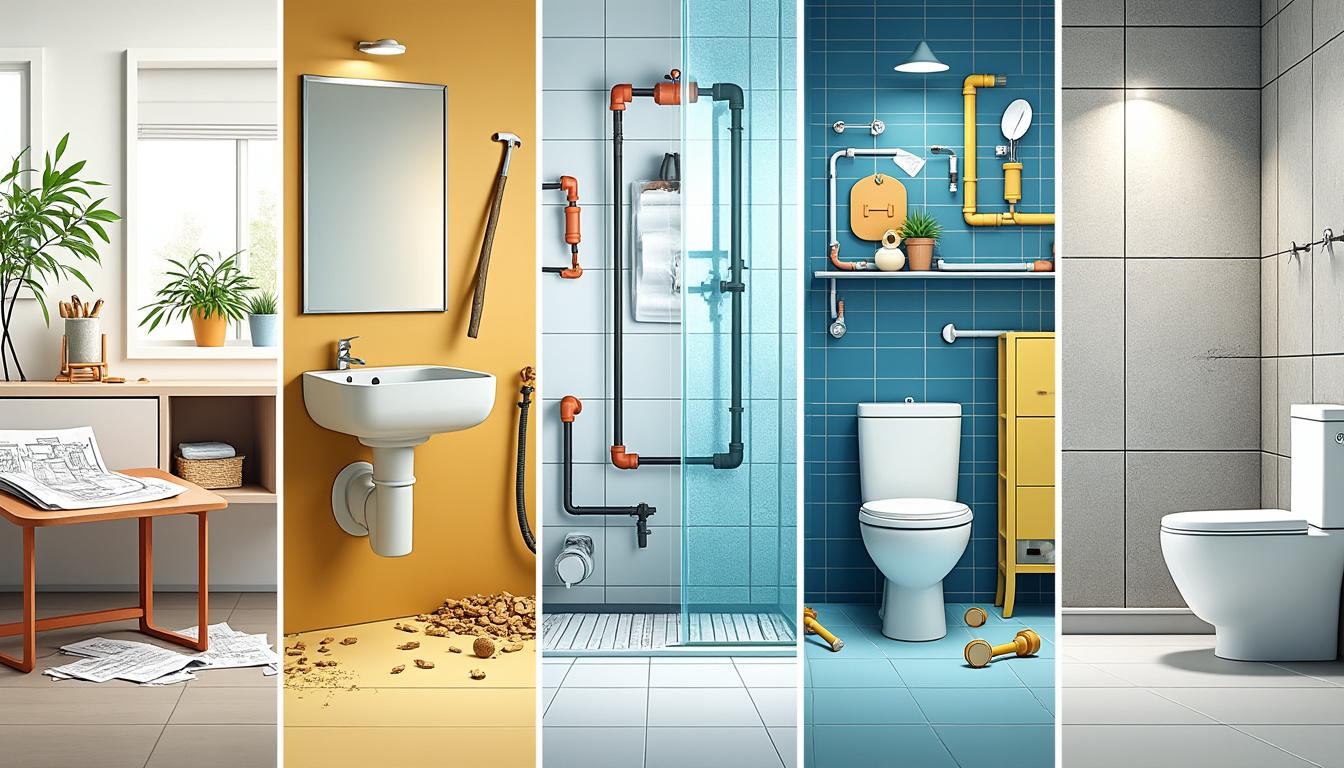 découvrez les étapes clés pour réussir la rénovation de votre salle de bain, du planning à la finition, et créez un espace moderne et fonctionnel.