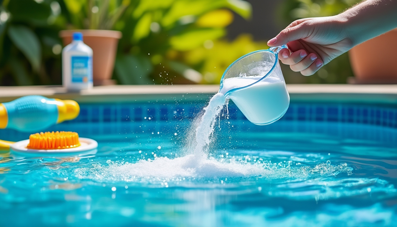 découvrez comment utiliser le bicarbonate de soude pour entretenir efficacement votre piscine, améliorer la qualité de l'eau et prévenir les problèmes courants.