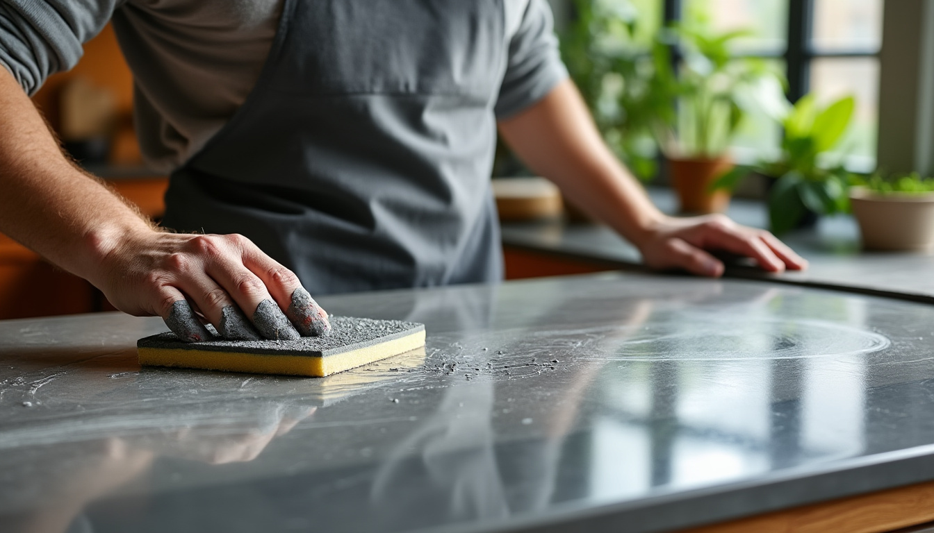 découvrez nos conseils pratiques pour appliquer du béton ciré sur votre plan de travail et obtenir un fini lisse, durable et esthétique.