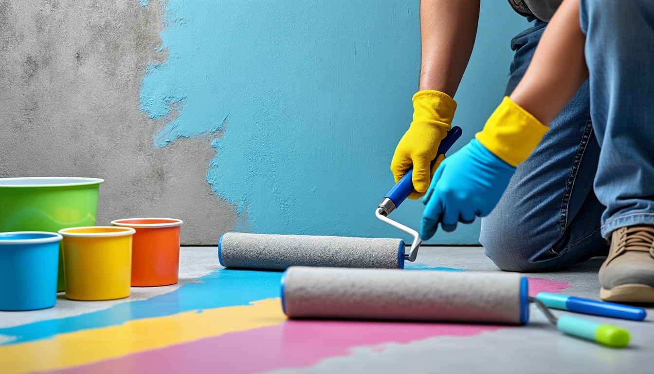 découvrez comment peindre sur béton efficacement grâce à notre guide complet avec des conseils pratiques pour une finition durable et réussie.